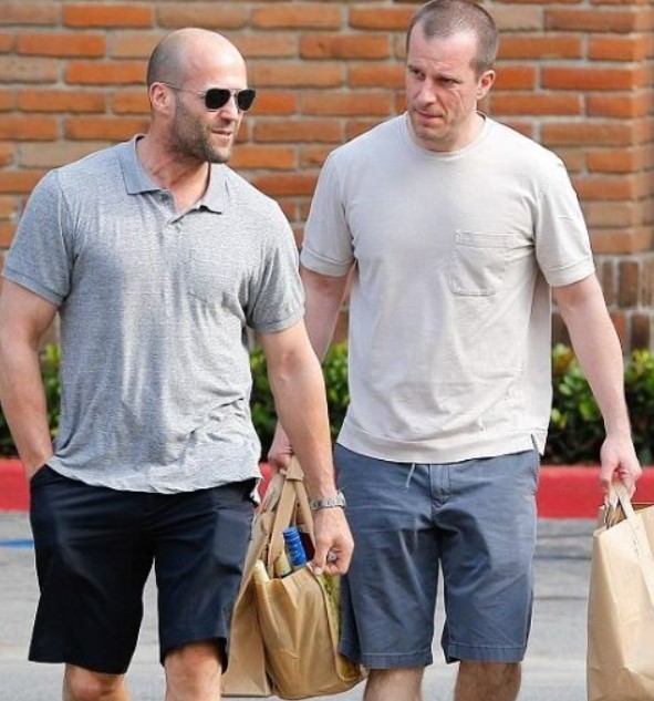 Lee Statham With Brother Jason Statham